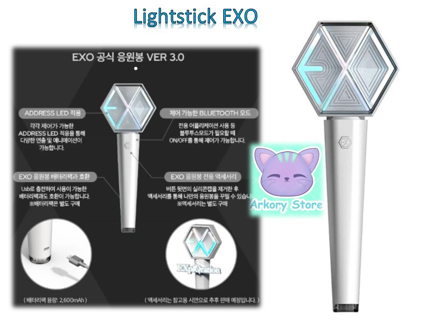 Ligthstick BlackPink, EXO, Monsta X, Seventeen, ACE - Imagen 4