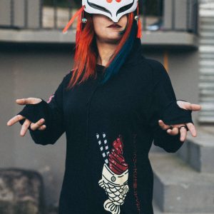 Helado Taiyaki Sweater Negra